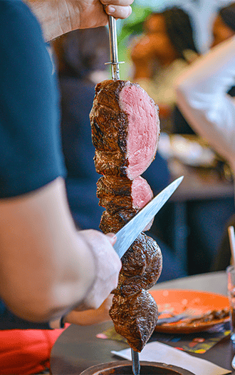 Maminha grillée, tendron de bœuf brésilien au Tucano BBQ